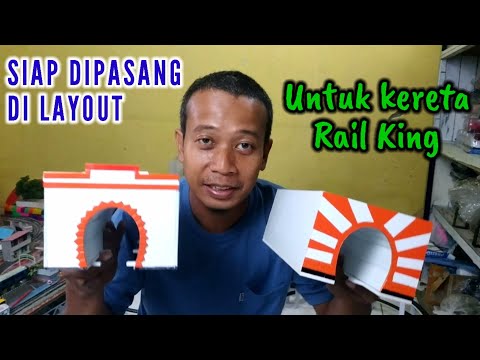 Saya Membuat Dua Terowongan Untuk Kereta Api Rail King