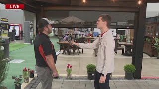 WHO 13's Skyler Stamps at the Des Moines Home + Garden Show