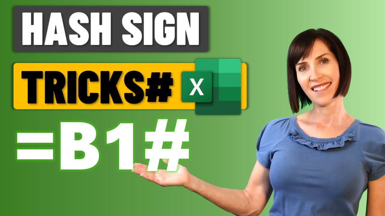 Excel Hash Sign Operator - What is it + ADVANCED Tricks! - My Online Training Hub