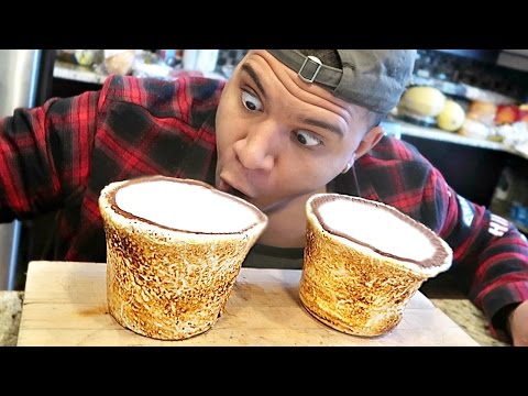 DIY GIANT MARSHMALLOW SHOT GLASSES TASTE TEST!!