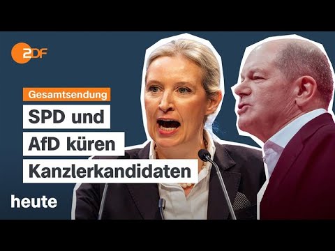 heute 19 Uhr vom 11.01.25 SPD-Parteitag, scharfe Töne auf AfD-Parteitag, Waldbrände in Kalifornien