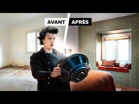 RÉNOVATION de la chambre (avec un lit qui fait trembler la maison)