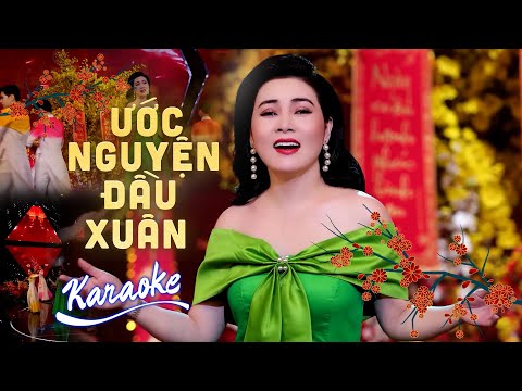 [KARAOKE] Ước Nguyện Đầu Xuân – Diễm Thùy | Nhạc Xuân 2024