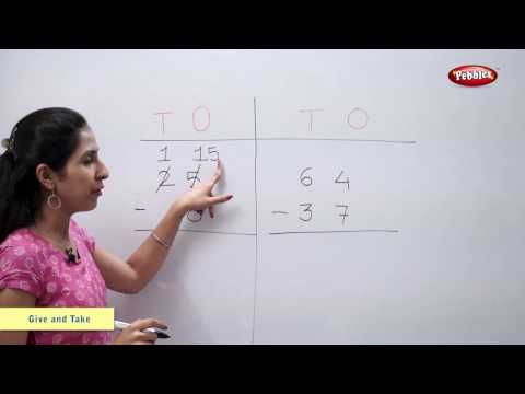 Subtraction With Borrowing | Subtract | Maths For Class 2 | Maths Basics For CBSE Children