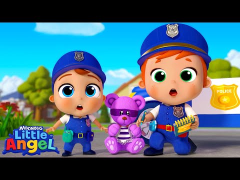 Police Officer Pretend Play! | Baby John’s Playtime Songs & Nursery Rhymes | Little Angel