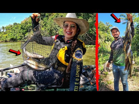 LEVEI UMA PEA DA @amandaataide18 NA PESCARIA, MAIS A INFIEIRA VOLTOU CHEIA DE PEIXES 😂