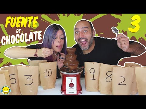 FONDUE de CHOCOLATE Challenge 3 Fuente de Chocolate Momentos Divertidos