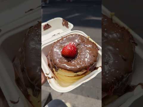 요즘 명동에서 팬케이크 주문하면 생기는 일 korean street pancake #koreanstreetfood