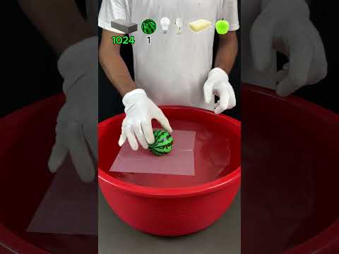 Try to Guess How Many Tissues Paper It Tooks! what will happend next ? #experiment #asmr #satisfying