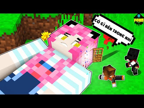 FOXB THỬ THÁCH 24 GIỜ CÙNG REDHOODVN KHÁM PHÁ CÓ GÌ BÊN TRONG ĐẦU CỦA CHỊ MỀU TRONG MINECRAFT