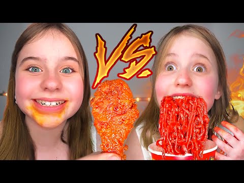 Sister Vs Sister EXTREME Spicy Battle!