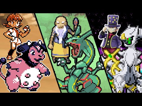El Combate Más Difícil de Cada Generacion de Pokémon (1ª-4ª Gen)