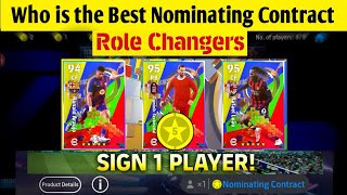 Role Changers Highlight Who is the best 5 Star Nominating Contract Player efootball 2026 Mobile