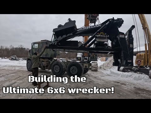 Building the ultimate off road custom 6x6 Oshkosh HET recovery wrecker. Part 2