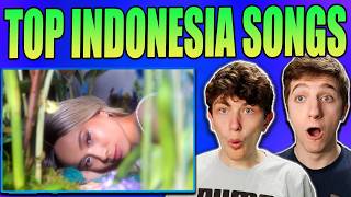 Americans React to Top 50 Most Streamed Indonesian Songs in Spotify