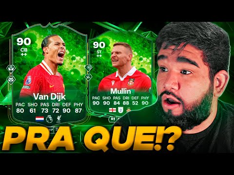 EA FC 25 - EVOLUCAO GENIAL, MAS TEM ALGO ERRADO AQUI! - EVOLUCAO VAN DIJK & PAUL MULLIN E MAIS!