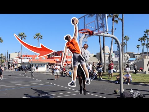 Block My Dunk, You Get $100 vs Venice Beach Strangers! (Feat. Chris Staples & Bionic Brooks)