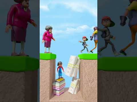 Do You Choose Knowledge Or Money #shorts #scaryteacher #scaryteacher3d