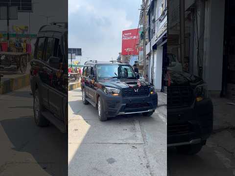 Scorpio Infotainment System Installation #youtubeshorts #shortvideo #automobile #trending #car