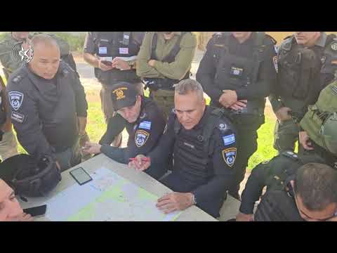 ניצב חיים בובליל בהערכת מצב בעקבות מתקפת הטילים בדרום