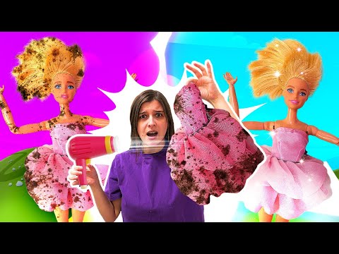 Свидание с Кеном под угрозой? 💄👗 Маша делает Барби неотразимой за минуты!