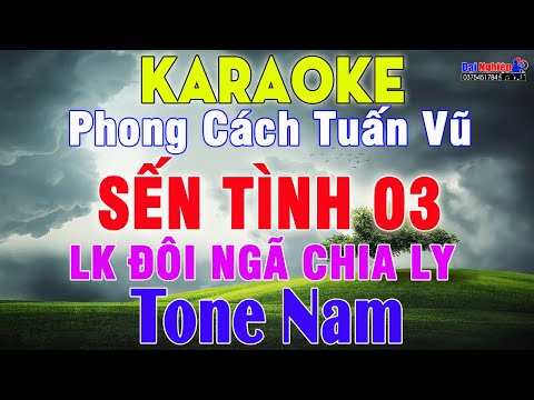 Liên Khúc Karaoke SẾN TÌNH 03 Càng Ca Càng Sướng Tone Nam Nhạc Sống 2022 || Karaoke Đại Nghiệp