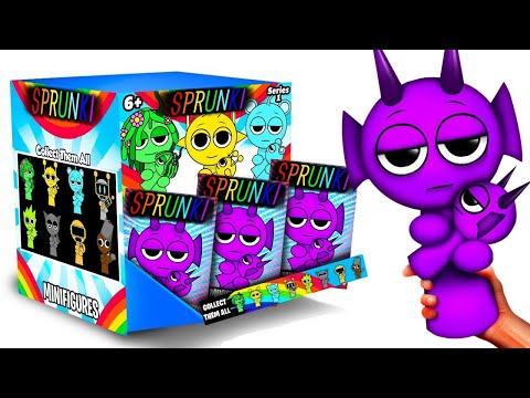 ¡La CAJA MISTERIOSA DE LA FAMILIA SPRUNKI! Minifiguras de SIMON, SPRUNKI Tyler y SNOWI 😱