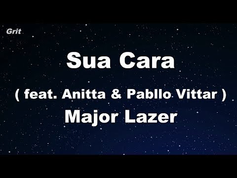 Sua Cara feat. Anitta & Pabllo Vittar – Major Lazer Karaoke 【No Guide Melody】 Instrumental