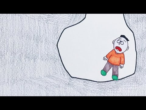 How do kids get out of the cave？#shorts#drawing#cartoon#story#xiaolindrawing#animation#art#draw#arte