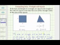 Understanding the Relationship Between Triangle and Square Areas