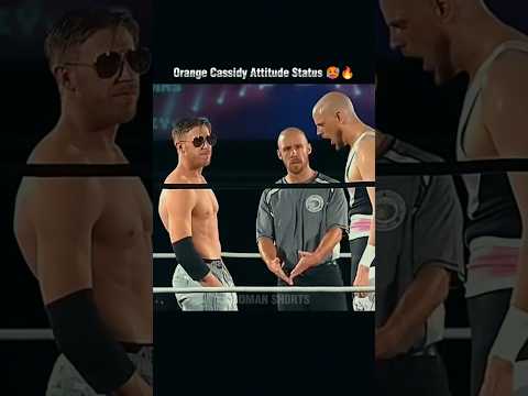 Orange Cassidy Attitude 🔥🔥🥶🥶#shorts #trending#viral #aewshorts #attitudestatus #orangecassidy