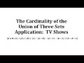 Student Viewing Habits of TV Shows