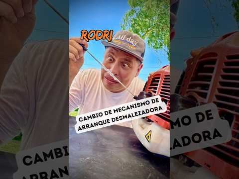 Cambio soga de arranque Desmalezadora 👻 #motoimplementos #tips #desmalezadora #RodriRodriguez