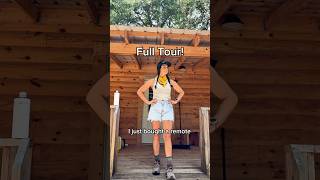 Solo living in a cabin deep in the woods tour of my property #solo #property #project