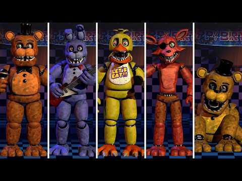 FNAF 2 Unwithered Animatronics Showcase