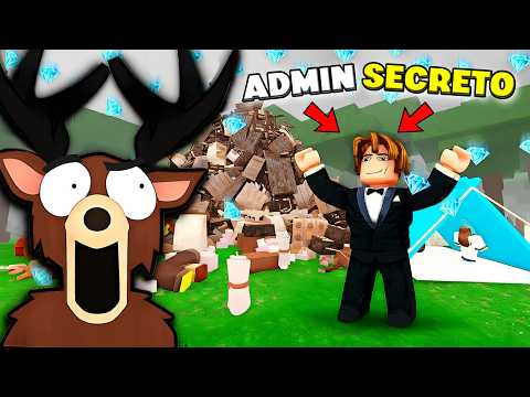 ¡SOBREVIVÍ 1000 NOCHES en el BOSQUE CON UN ADMIN SECRETO!