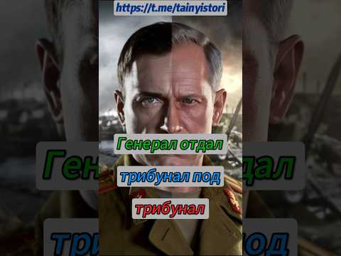 Генерал отдал трибунал под трибунал #shorts  #история