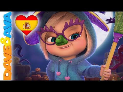 👾 Halloween de Dave and Ava | #Shorts | Canciónes de Halloween en Español 👾