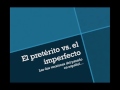 Differentiating Preterite and Imperfect in Spanish