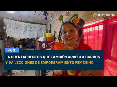 La cuentacuentos que también arregla carros y da lecciones de empoderamiento femenino