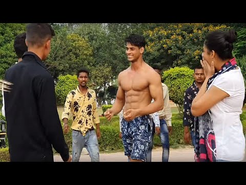 BEGGAR WITH 6 PACK ABS PRANK PART - 2 |FITMANJEET|