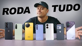CELULARES BARATOS com SNAPDRAGON que RODA TUDO em 2025!!!