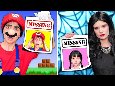 Süper Mario ve Wednesday Addams Kayıp! Gotcha'dan Komik Durumlar!