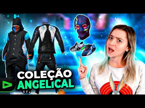 ITENS ANGELICAL DO FREE FIRE! MOSTREI O NOVO DINO E OUTROS