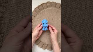 Teeny Tiny No-Sew Crochet Squid - | #amigurumi