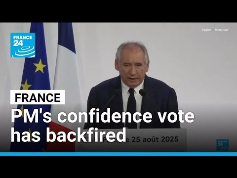 YouTube video thumbnail: France Plunges Back Into Crisis After PM Bayrou's Confidence Vote Backfires