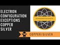 Electron Configuration of Copper and Silver