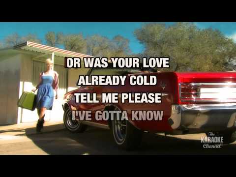 When Did You Stop Loving Me : George Strait | Karaoke with Lyrics