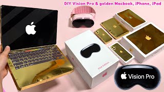✨Making $10,000 golden Apple products & Vision pro / free printable