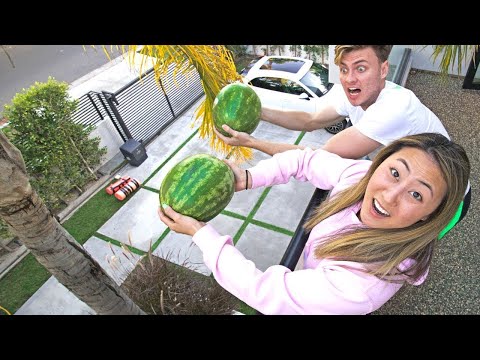 LAST TO DROP THE WATERMELON WINS $10,000!!